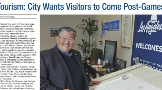 An image of an article excerpt featuring a picture of Doane Liu.