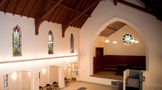 Image of the inside of the Lincoln Heights Youth Arts Center