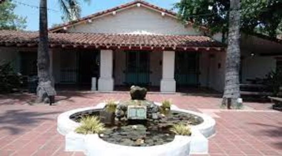 Image of Fountain outside of the Campo de Cahuenga