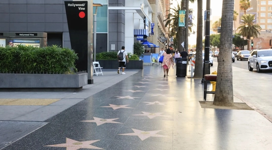 Image of the Hollywood Walk of Fame Stars
