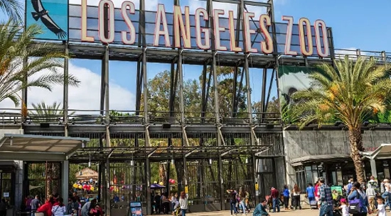 Image of the Entrance of the Los Angeles Zoo