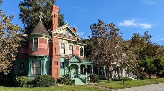 Image of outside of the Heritage Square Museum