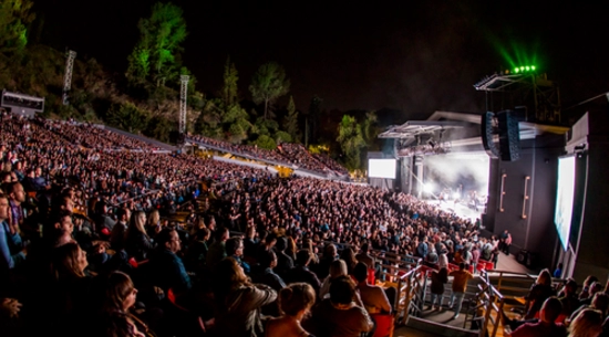 Image of a concert inside the Greek Theater