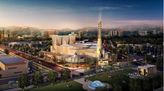 Ariel view of Vision Theatre