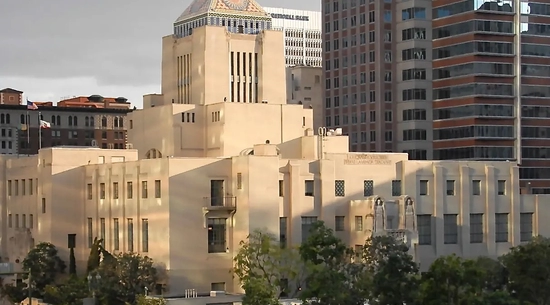 Ariel Image of the DTLA Central Library