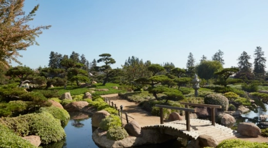 View of The Japanese Gardens (Suiho-En) 