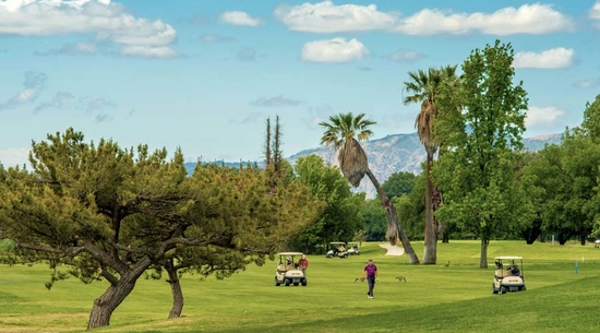 View of Golfers at Wilson Golf Course
