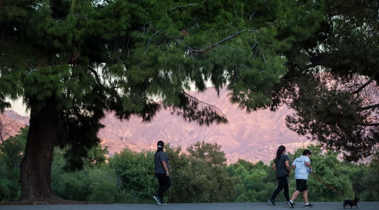 Hansen Dam Recreation Area Hiking Path