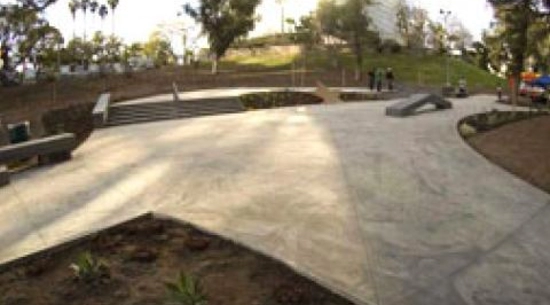 View La Fayette Skate Plaza.